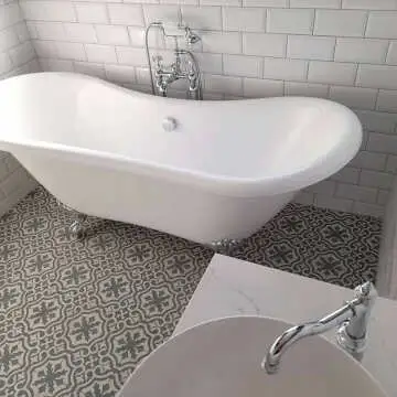 Sherbourne Traditional Chrome Freestanding Bath Shower Mixer Tap