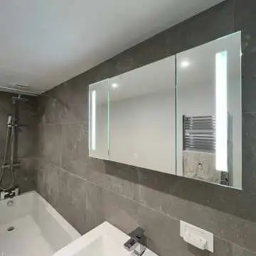 Emielia Illuminated LED Mirror Cabinet 600x1000mm