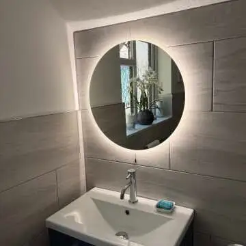 Grace Battery Powered Illuminated LED Mirror 600mm