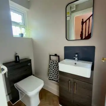 Nina Black Framed Mirror 600x400mm