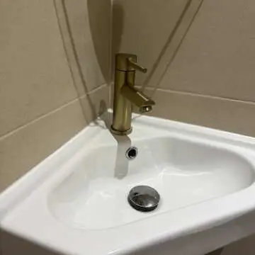 Alyn Brushed Brass Basin Mixer Tap