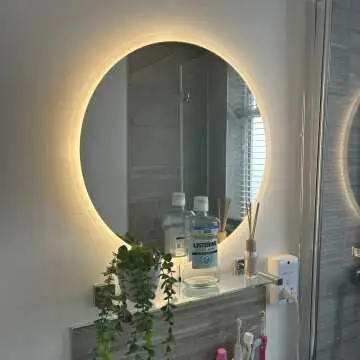 Grace Battery Powered Illuminated LED Mirror 600mm