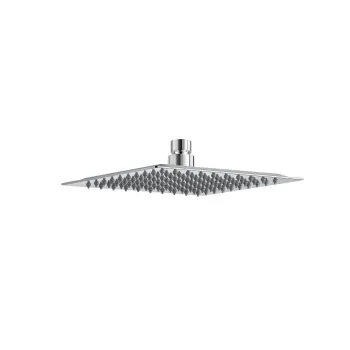 200mm Chrome Square Stainless Steel Slim Shower Head