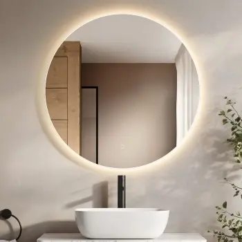 Kay Round Illuminated LED Mirror 800mm