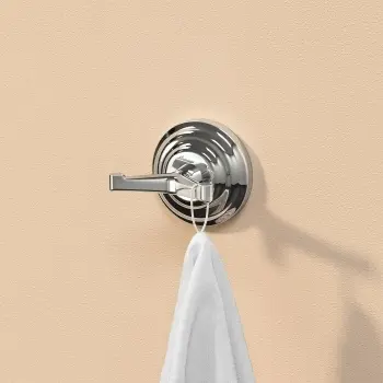 Eleanor Traditional Chrome double Robe Hook