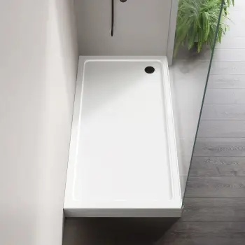 London Rectangular Stone Shower Tray 1700x900mm & Riser Kit