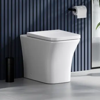 Houston Rimless Back To Wall Toilet With Premium Soft Close Seat