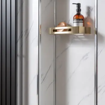 Trepanel Aqua® Shower Panel PVC Internal Corner Joint Silver