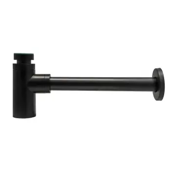 Matt Black Round Basin Bottle Trap
