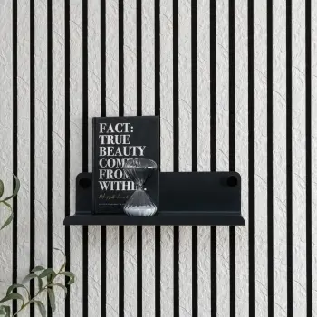 Trepanel Customise® Black Shelf 359mm Inc Black Twist-Lock System