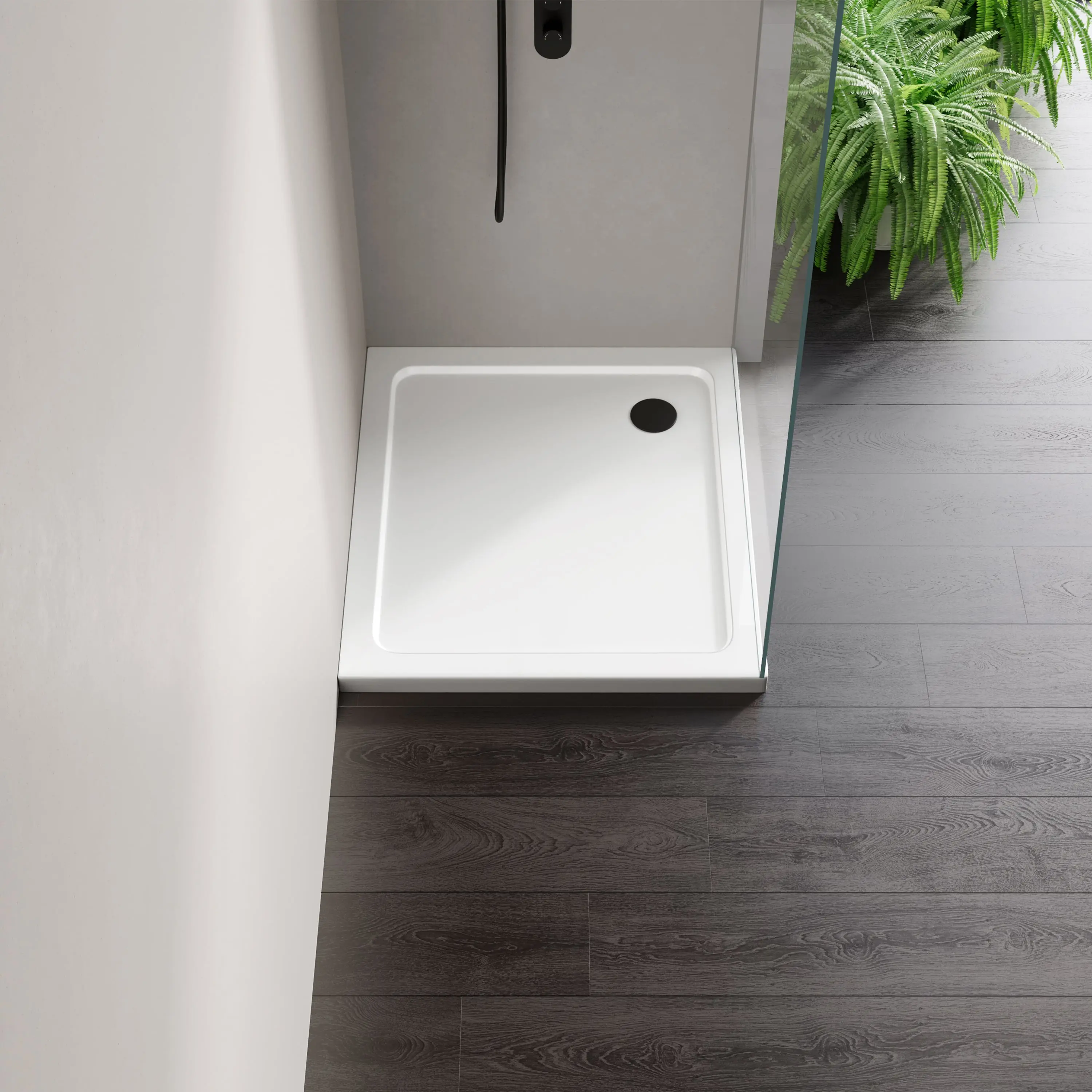 London Rectangular Stone Shower Tray 1000x800mm