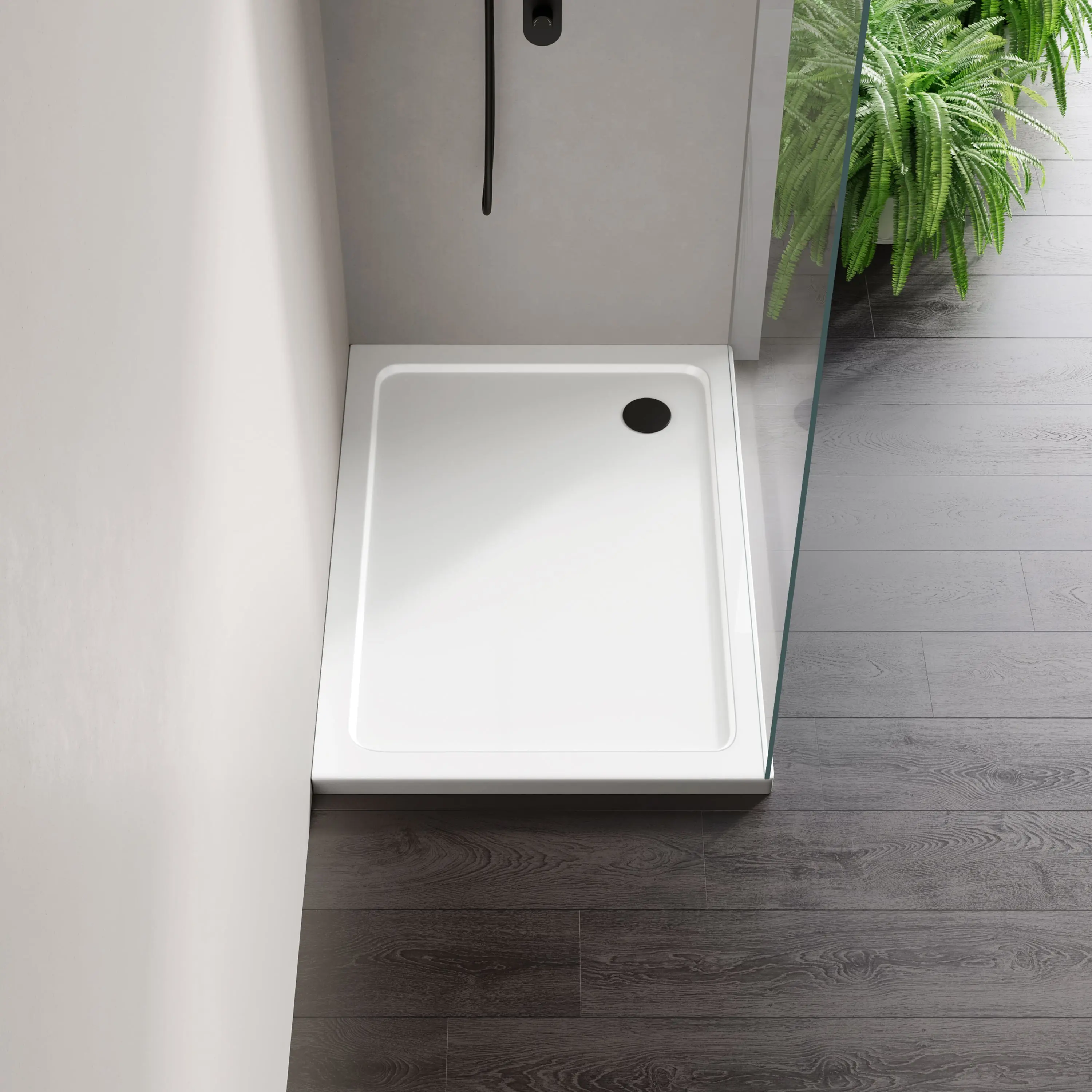 London Rectangular Stone Shower Tray 1200x760mm