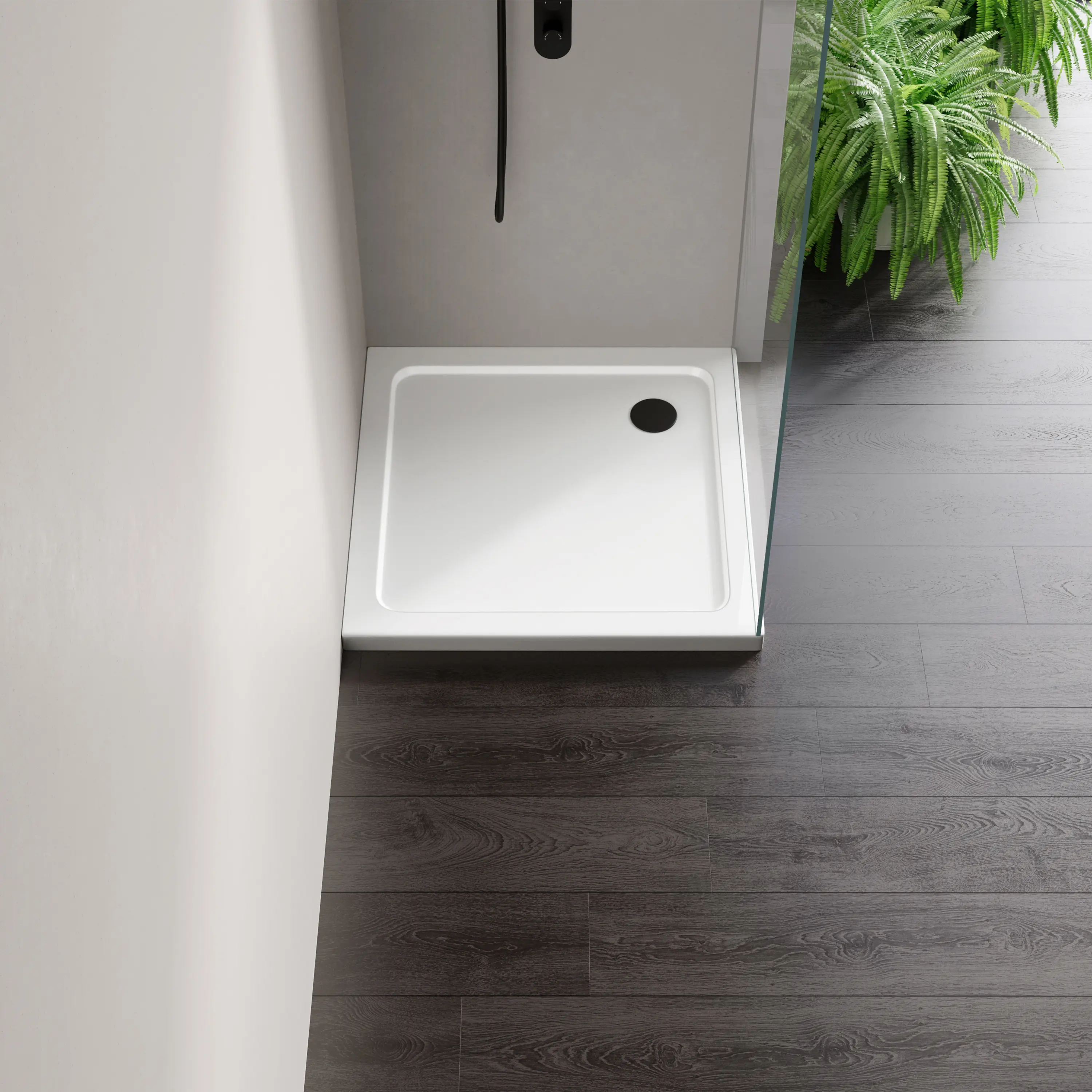 London Square Stone Shower Tray 800x800mm