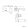 Severn Chrome Wall Mounted Basin Mixer Tap