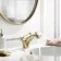Cherwell Traditional Brushed Brass Basin Mixer Tap