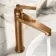 Corrib Brushed Copper High Rise Basin Mixer Tap