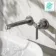 Corrib Brushed Gunmetal Wall Mounted Basin Mixer Tap