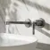 Corrib Brushed Gunmetal Wall Mounted Basin Mixer Tap