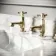 Kenmare Traditional English Gold Hot & Cold Basin Taps