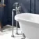 Cherwell Chrome Freestanding Bath Shower Mixer Tap