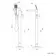 Soar Gunmetal Grey Freestanding Bath Shower Mixer Tap