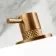 Suir Brushed Copper Bath Mixer Tap & Handheld Shower with Knurled Detailing