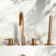 Suir Brushed Copper Bath Mixer Tap & Handheld Shower with Knurled Detailing