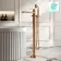 Corrib Brushed Copper Freestanding Bath Shower Mixer Tap