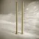 Traditional Brushed Brass Freestanding Bath Standpipes