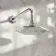 Kenmare Traditional Chrome Shower Head and Wall Arm