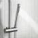 Suir Premium Round Chrome Thermostatic Bath Filler Shower Set with Knurled Detailing