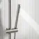 Suir Premium Round Brushed Nickel Thermostatic Bath Filler Shower Set with Knurled Detailing