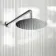 Suir Premium Chrome Round Thermostatic Shower Set with Knurled Detailing
