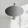 Suir Premium Chrome Round Thermostatic Shower Set with Knurled Detailing