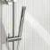 Suir Premium Chrome Round Thermostatic Shower Set with Knurled Detailing