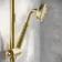 Corrib Premium Brushed Brass Round Thermostatic Shower Set