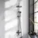 Corrib Premium Brushed Gunmetal Round Thermostatic Shower Set