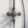 Corrib Premium Brushed Gunmetal Round Thermostatic Shower Set