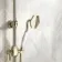 Kenmare Traditional English Gold Thermostatic Shower Set with Hand Shower