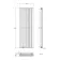 Faro Anthracite Double Flat Panel Vertical Radiator 1600x560mm