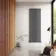Marbella Anthracite Double Oval Panel Radiator 1800x600mm