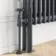 Athens Anthracite Double Column Vertical Traditional Radiator 1800x290mm