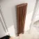 Athens Antique Copper Double Column Vertical Traditional Radiator 1800x380mm