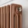 Athens Antique Copper Triple Column Vertical Traditional Radiator 1800x650mm