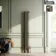 Athens Antique Gold Double Column Vertical Traditional Radiator 1500x200mm
