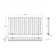 Faro Chrome Single Flat Panel Horizontal Radiator 600x1190mm