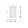 Faro Matt Black Single Flat Panel Horizontal Radiator 600x420mm