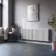 Marbella White Double Oval Panel Radiator 600x1620mm