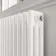 Athens White Triple Column Horizontal Traditional Radiator 450x1190mm