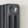 Athens Anthracite Triple Column Horizontal Traditional Radiator 300x785mm